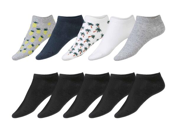 LIVERGY(R) Sneakersstrømper 5-pak