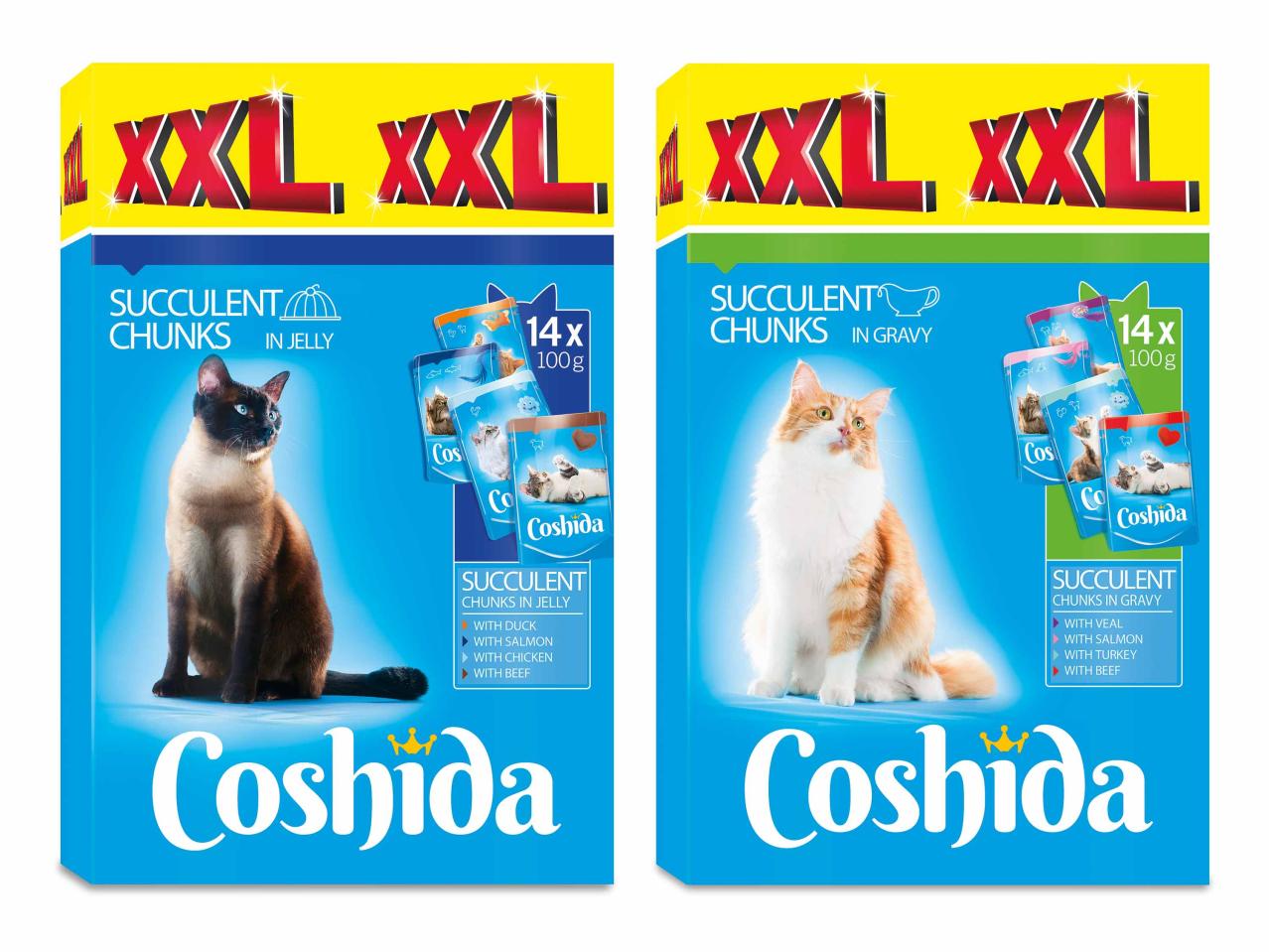 Aliments humides XXL pour chats