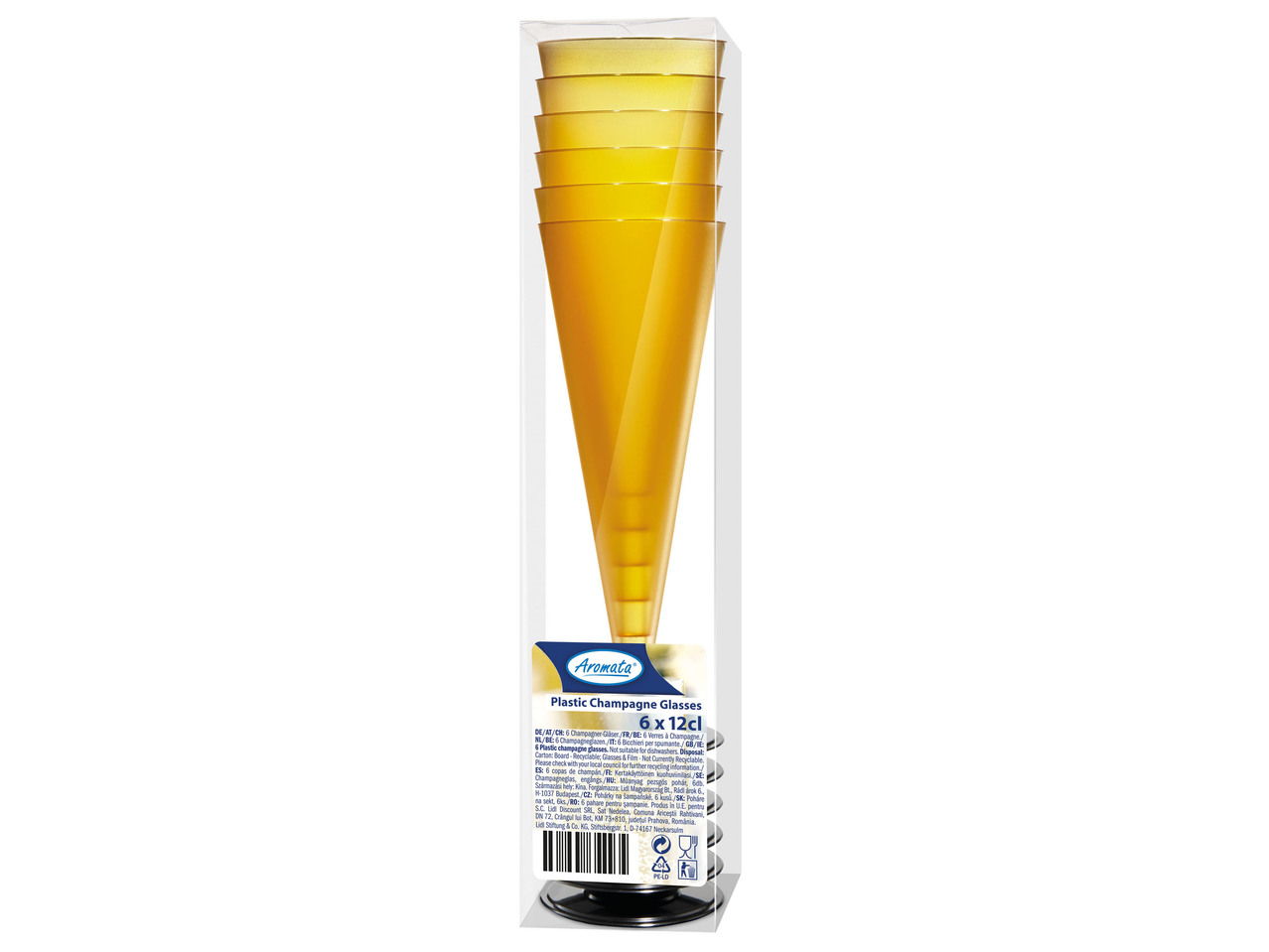 Plastic Sparkling Wine Glasses