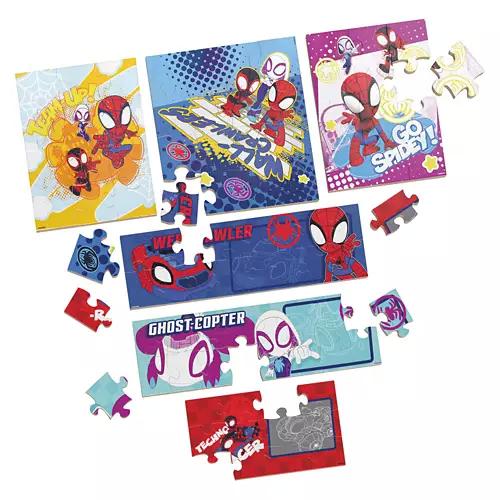 7 Wooden Puzzles Bundles - Spidey & Friends