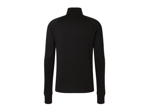 CRIVIT Men's Black Long Sleeve Sports Top
