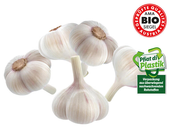 Bio Knoblauch aus dem Burgenland