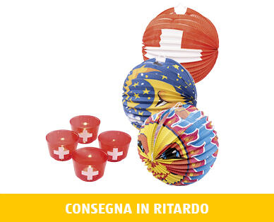 SET DI LANTERNE DI CARTA/PORTACANDELE