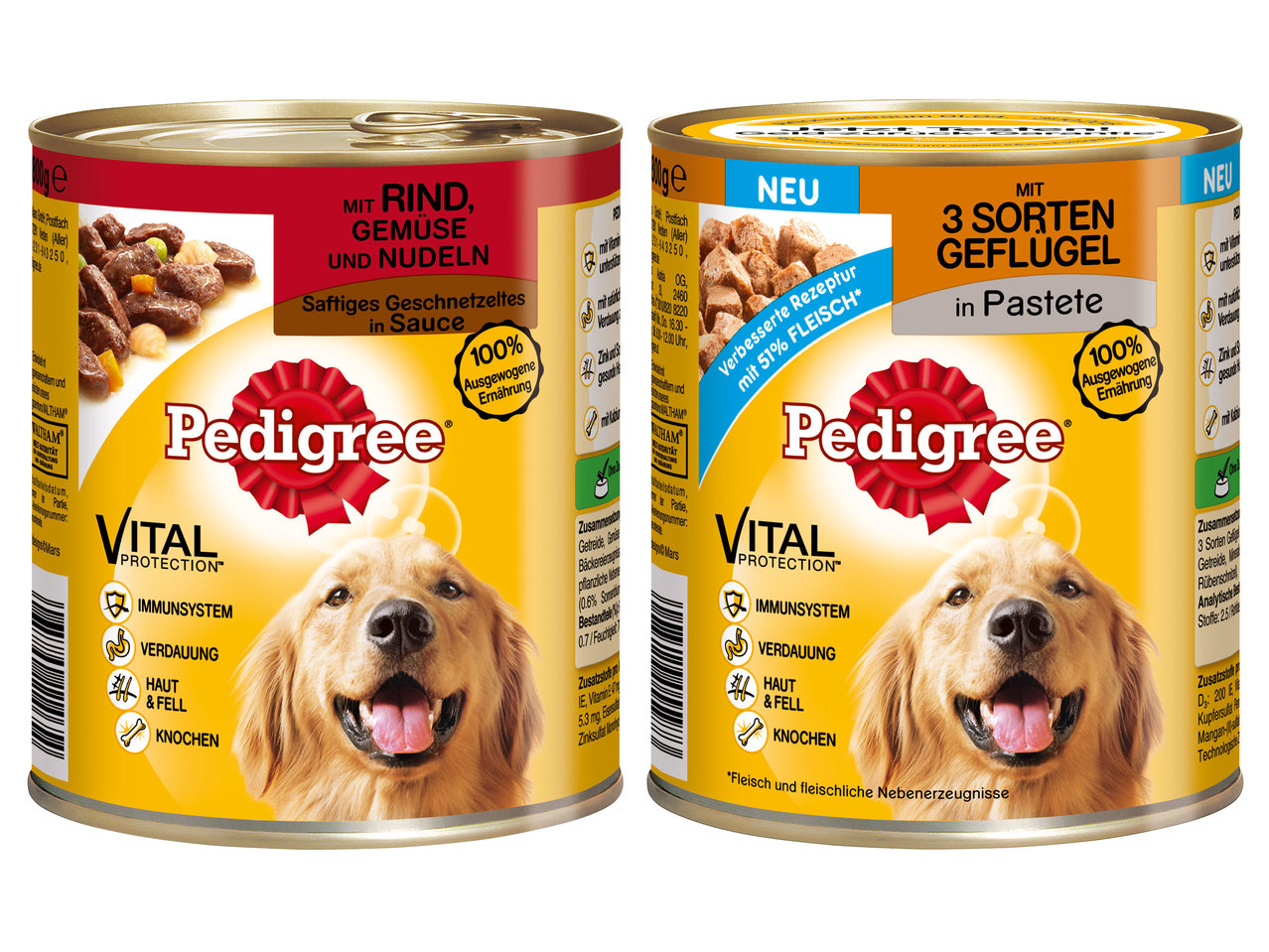 PEDIGREE Hundenassnahrung