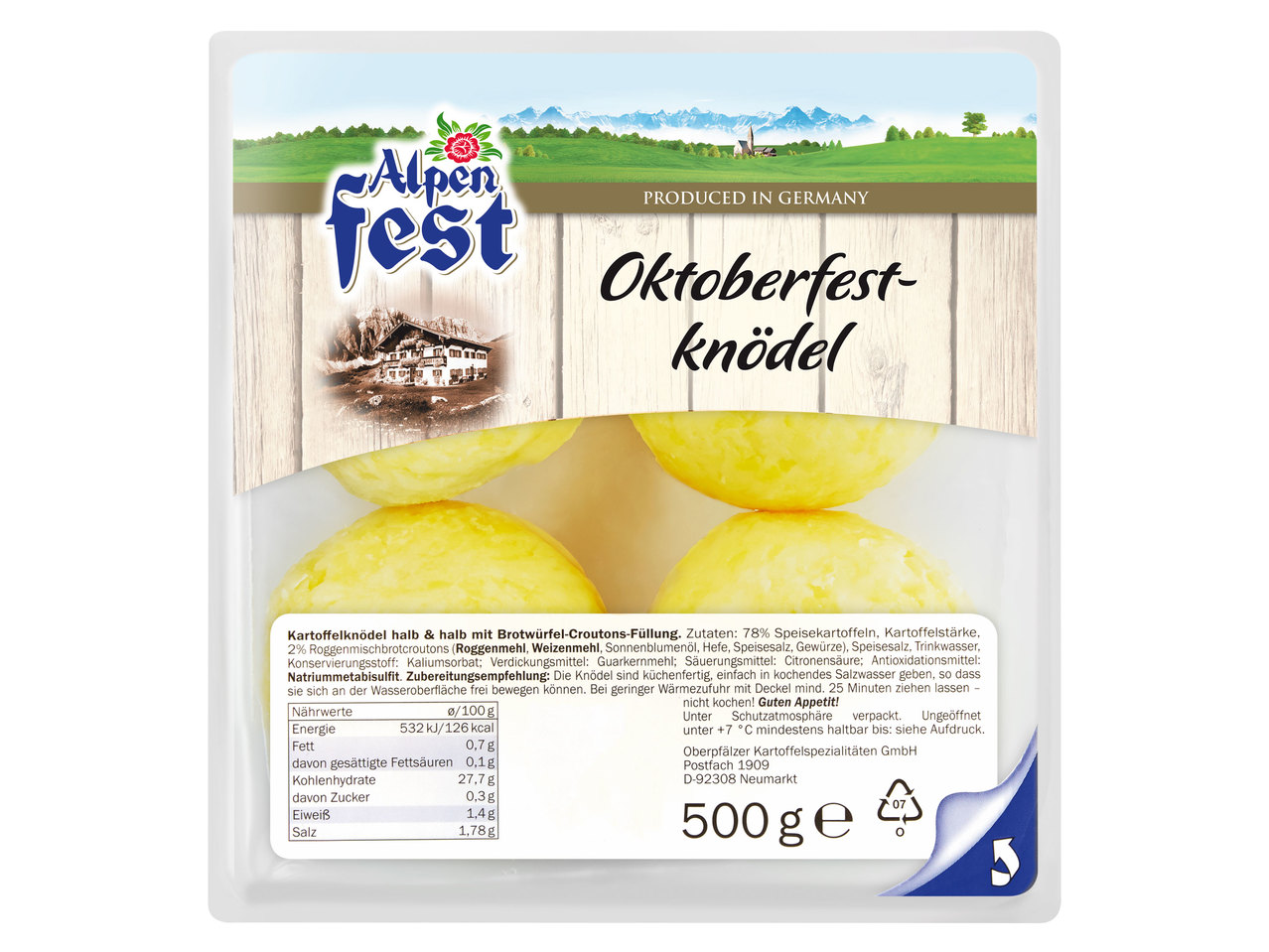 ALPENFEST Oktoberfestknödel