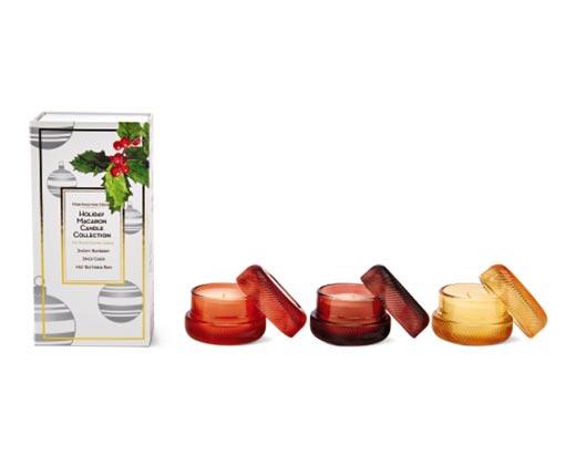 Huntington Home 
 Holiday Macaron Candle Collection