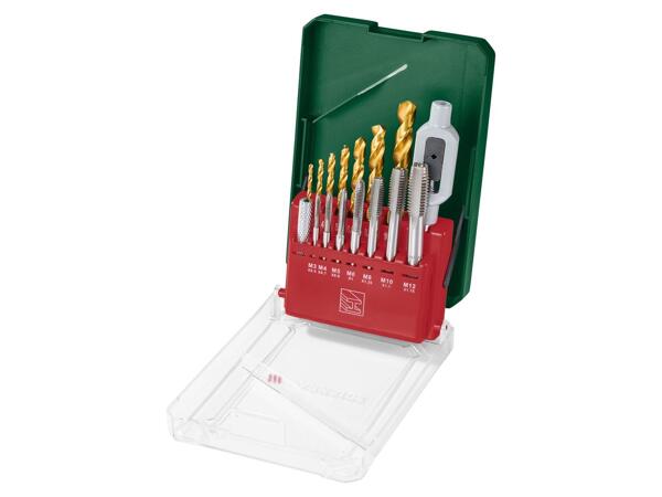 Drill bit & tap set or drill bit set