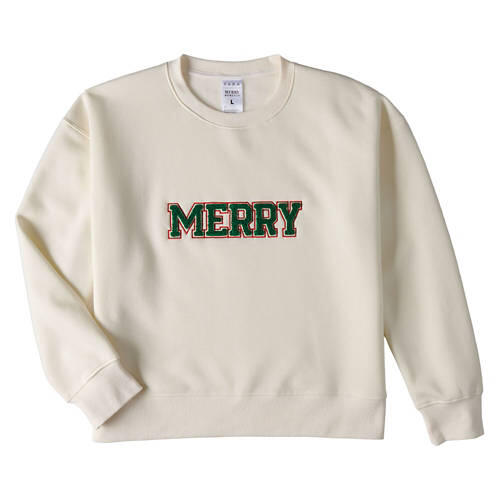 Ladies Holiday Pullover - White, L