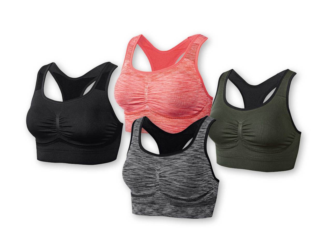 CRIVIT Ladies' Seamless Sports Bra
