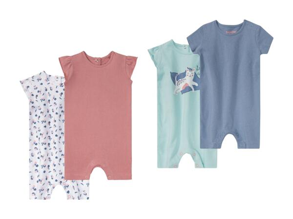 Pyjamas pour bébé, set de 2 (action valable uniquement en Suisse alémanique)