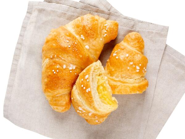 Sauerteig-Croissant mit Konditorcreme