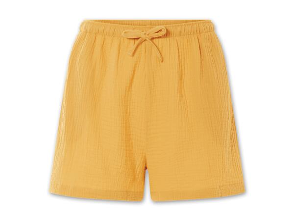 Damen Musselin-Shorts