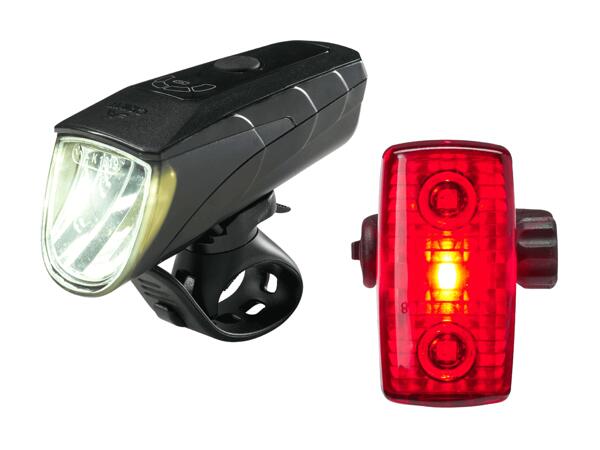Set de phares pour vélo, 2 pièces