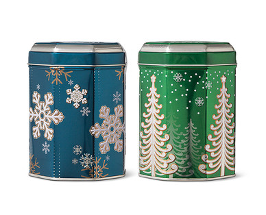 Holiday Music Tins with Cookies