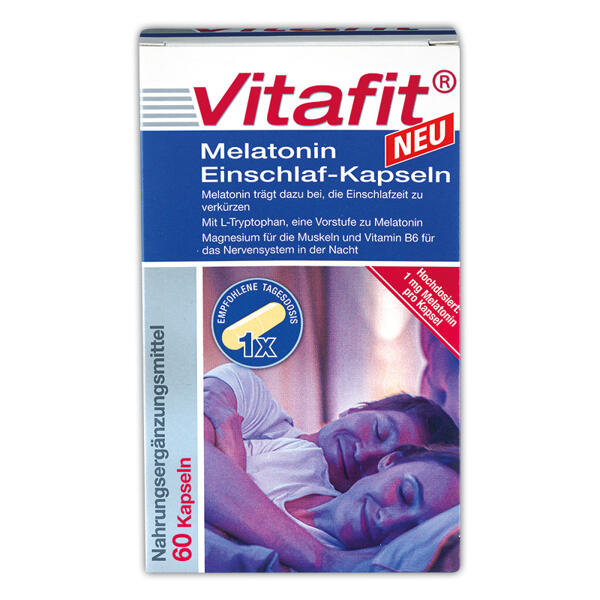 Melatonin Einschlaf-Kapseln XXL