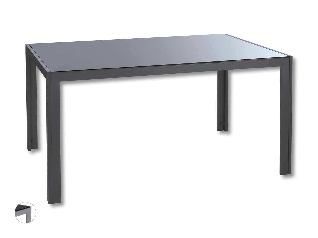 Table de jardin en aluminium