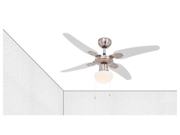 Stropní ventilátor s LED svítidlem
