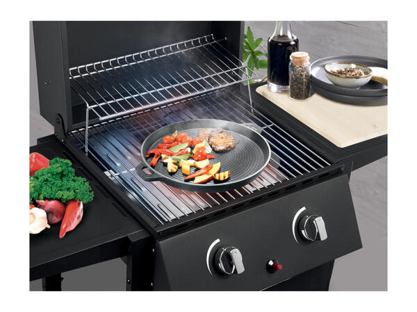 Grillmeister Cast Iron Griddle / Grill Pan