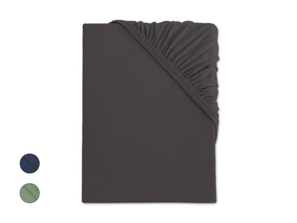Jersey-Spannleintuch, ca. 180-200 x 200 cm