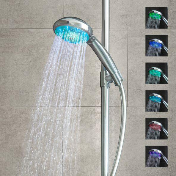 HOME CREATION BATHROOM(R) 				Pommeau de douche à éclairage LED