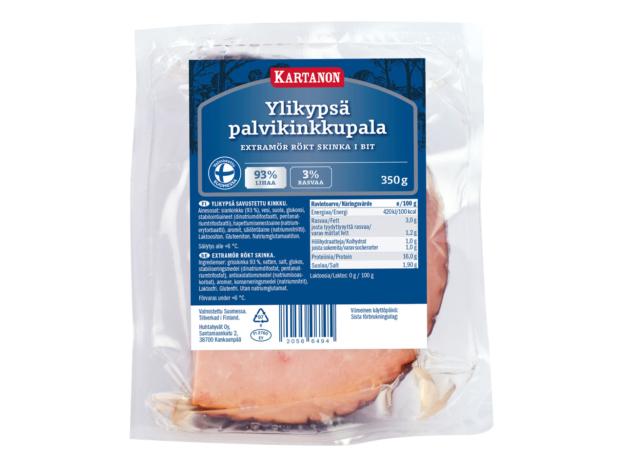 RÖKT SKINKA I BIT