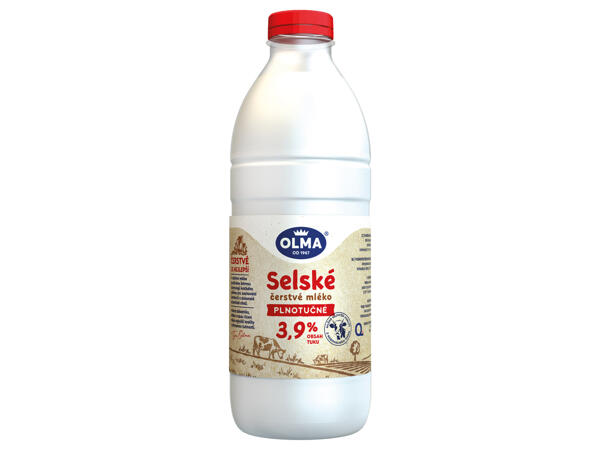 ČERSTVÉ MLÉKO PLNOTUČNÉ