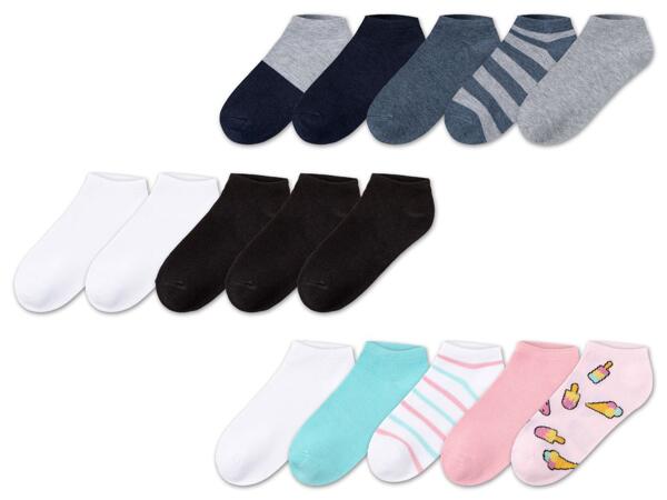 Kinder Sneakersocken, 5 Paar