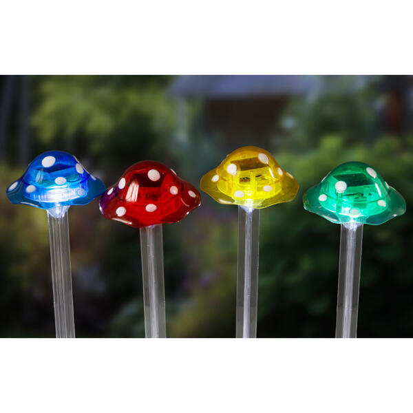 LED-Solar-Garten-Leuchte "Pilz"