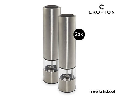 Electric Salt and Pepper Mills 2pk