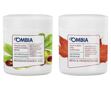 OMBIA 
 ROSSKASTANIEN-GEL/BEIN-/VENENCRÉME