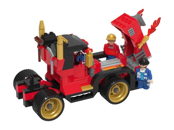 Lupilu Stunt Show Truck Clippys Set - 481 Pieces