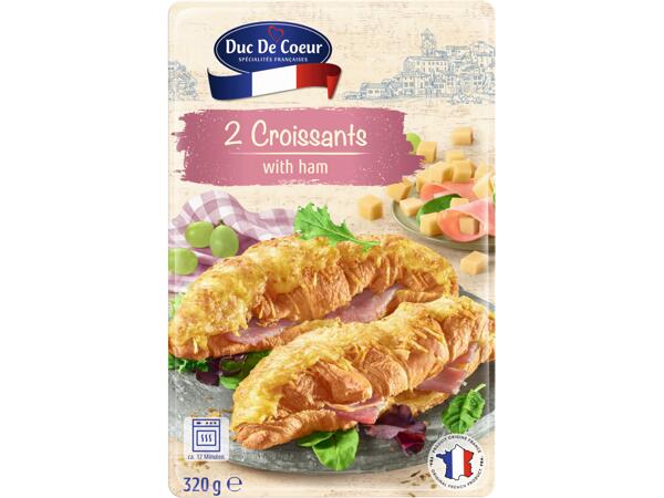 Croissants with Ham