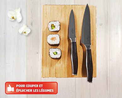 Lot de couteaux asiatiques, 2 pièces CROFTON(R)