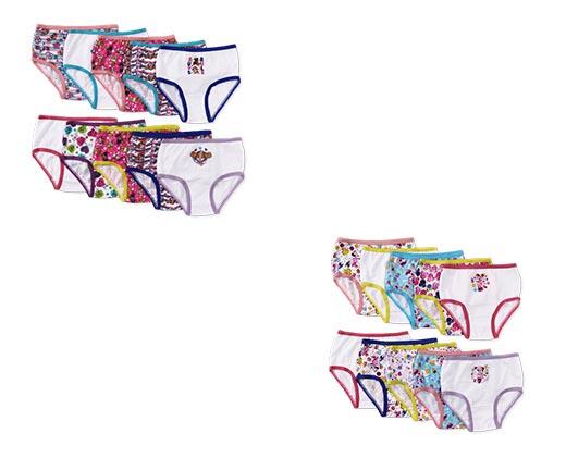 Toddlers Boys' 8-Pack or Girls' 10-Pack Underwear
