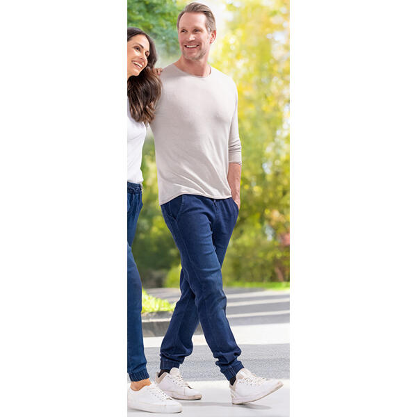 Sweat Denim Jogg-Jeans