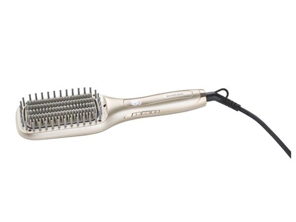Hair straightening brush 2 in 1