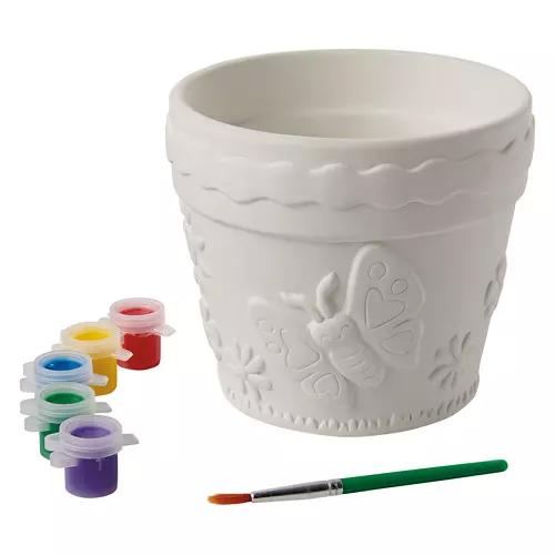 Spring Paint Your Own Butterfly Plant Pot