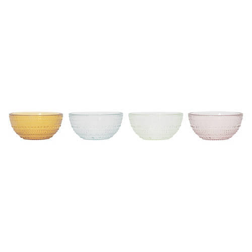 4 Pack Appetizer Bowls - Assorted Colors