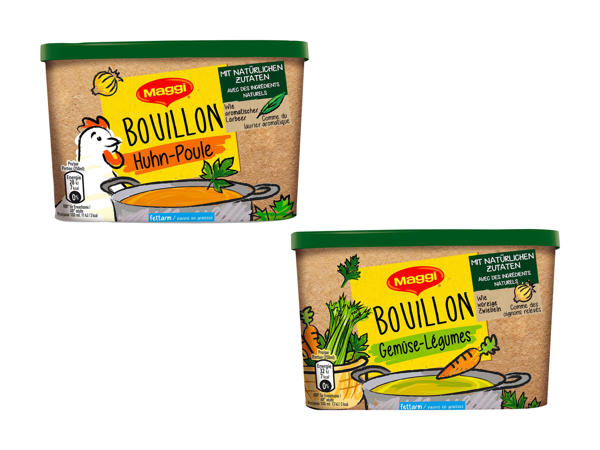 Bouillon de légumes/ poulet Maggi