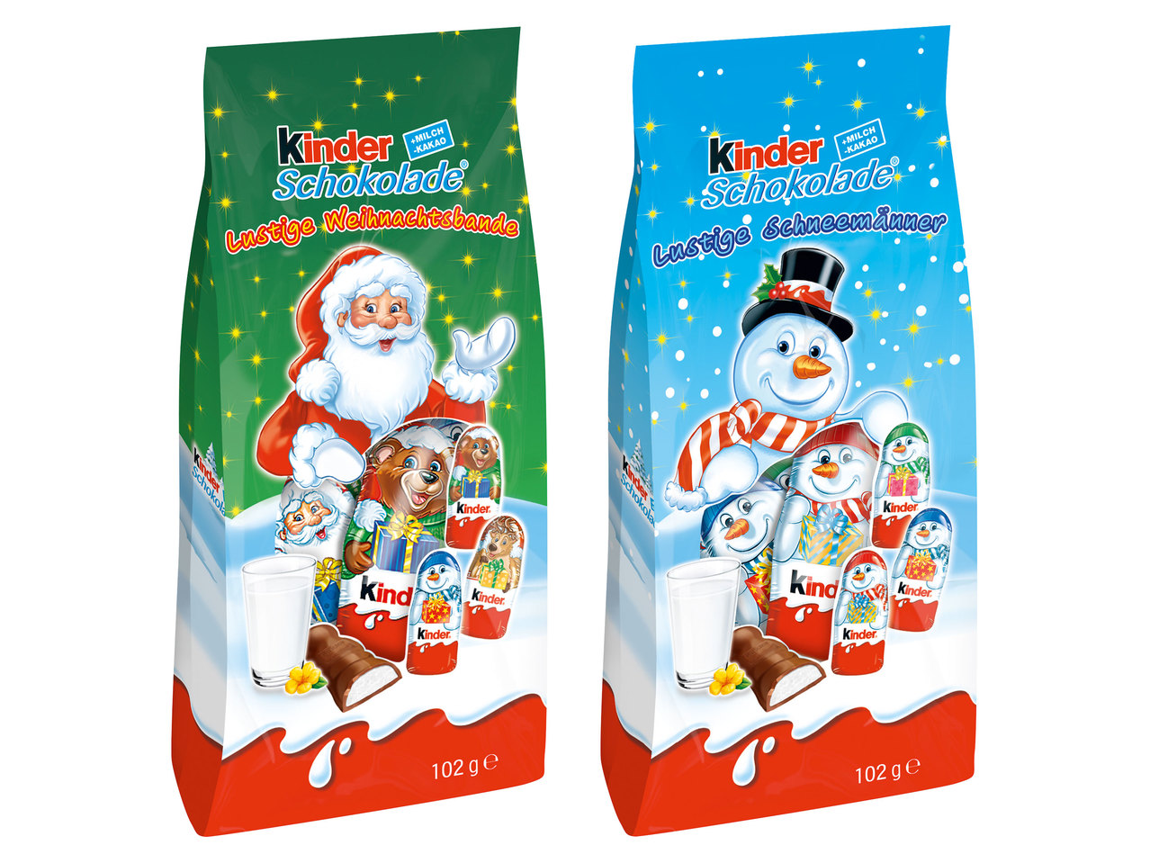 KINDER Gefüllte Schokoladenfiguren