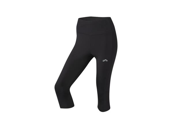 Ladies' cropped sports leggings