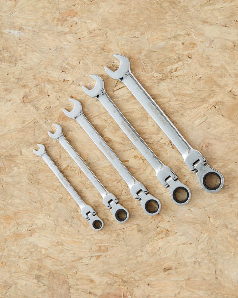 Workzone 5 Piece Ratchet Spanner Set