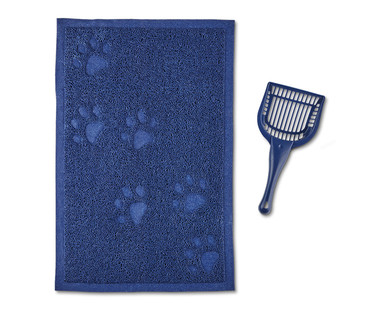 Heart to Tail Litter Mat and Litter Scoop Assortment