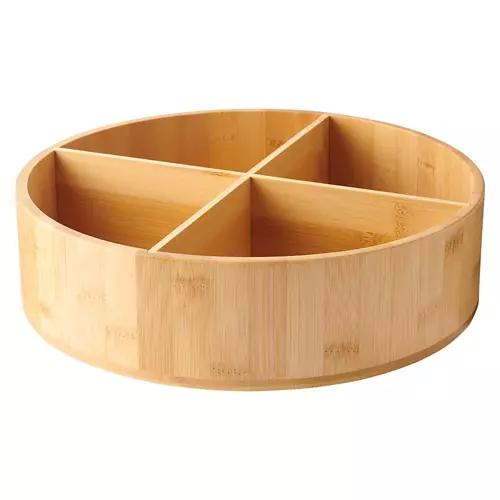 Bamboo Pantry Organizer - Turntable