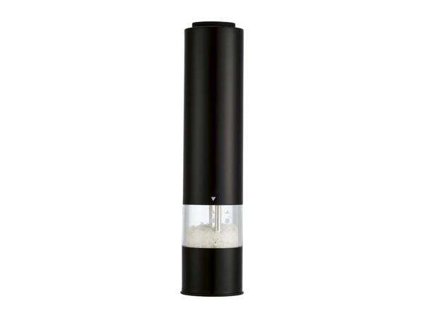 SILVERCREST Black Electric Salt or Pepper Mill