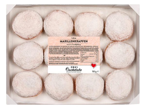 12 Marillenkrapfen