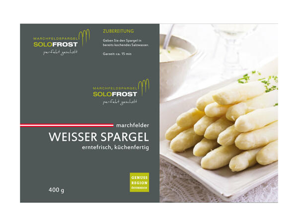 GENUSS REGION ÖSTERREICH SOLO FROST Marchfelder Spargel