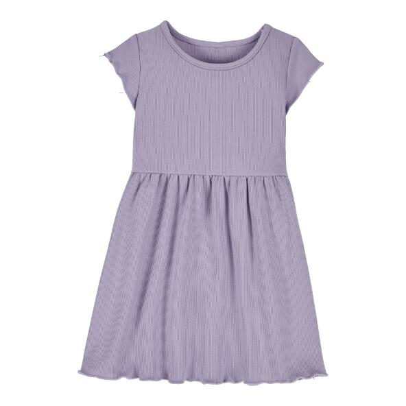 L&D(R) 				Robe en jersey côtelé, 2 pcs
