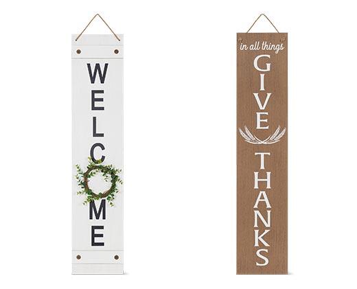 Huntington Home 
 Harvest Reversible Porch Sign