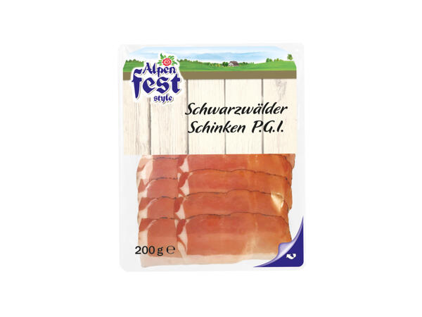 Skivad schwarzwaldskinka